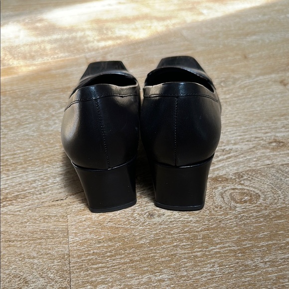 Franco Sarto Women's Black Leather Shoes 8 - Picture 3 of 7